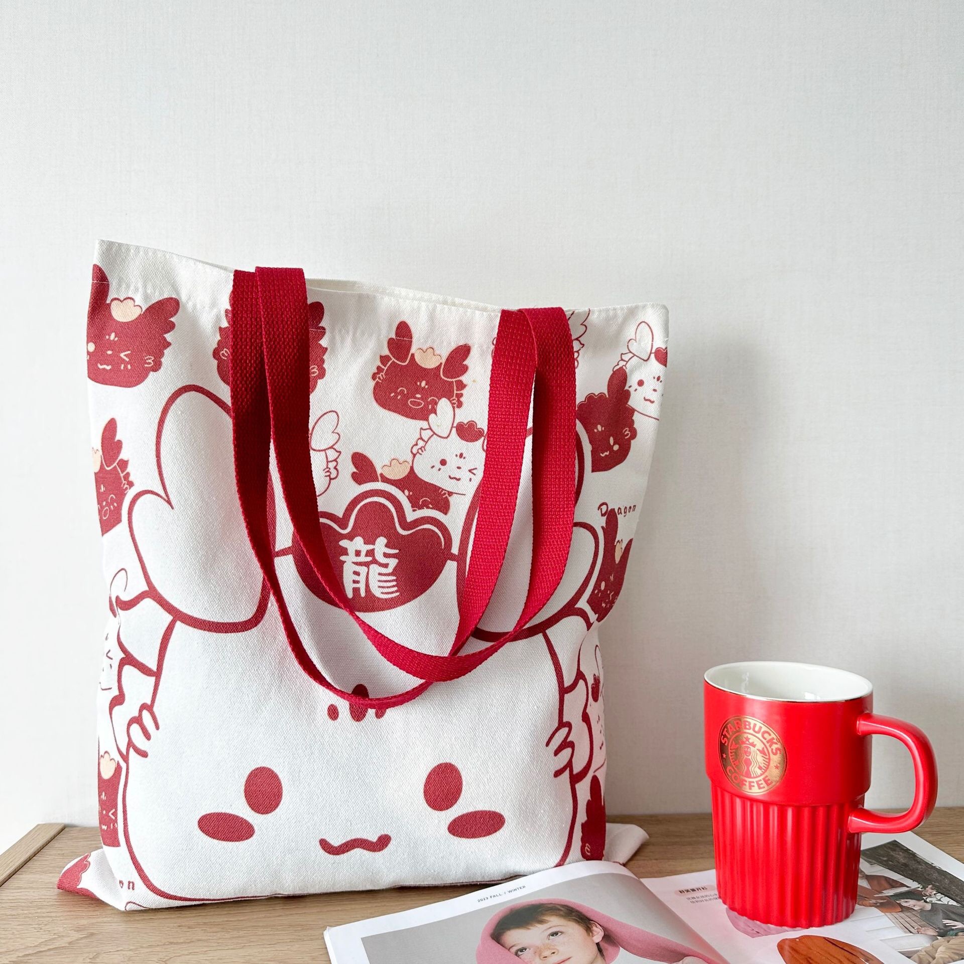 龙年新春，环保伴手礼 创意帆布袋传递喜庆与温情